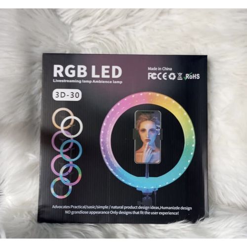 13 Inches RGB Ringlight+Tripod Stand Item | Buy 13 Inches RGB Ringlight+Tripod Stand | SPOP Enterprise Global